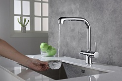 Timo Смеситель для кухни Saona 2346/00FL с выдвижной лейкой – фотография-4